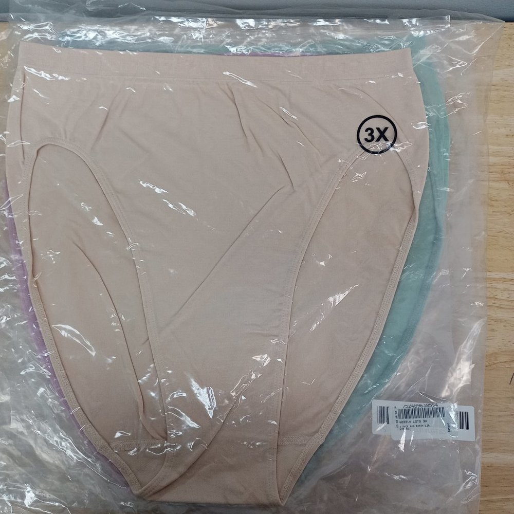 Rhonda Shear 4 pack Ahh Panty Size 3X
